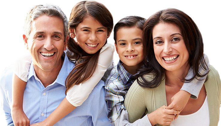 Home Insurance allows this family to get the coverage they need.